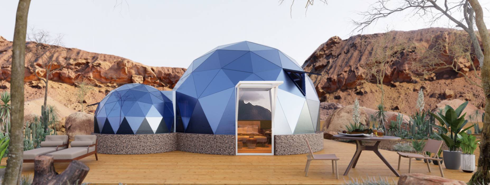 津市市球形智能光伏玻璃星空房